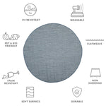 BLUE / LIGHT GREY