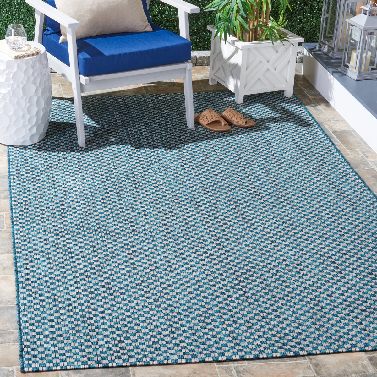 TURQUOISE / LIGHT GREY