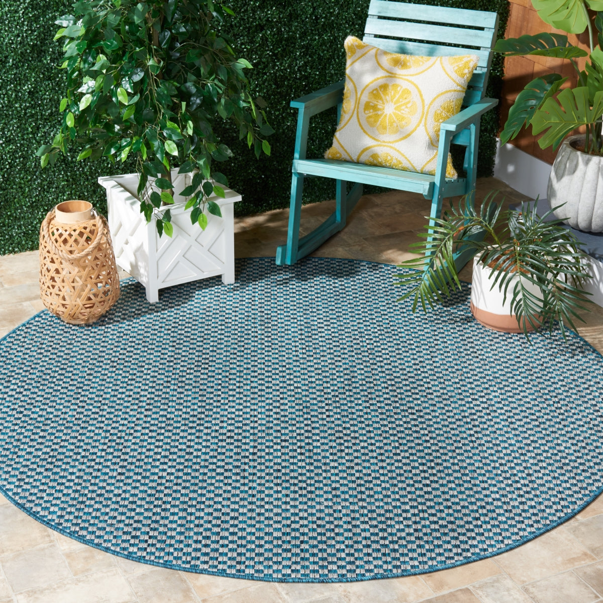 TURQUOISE / LIGHT GREY