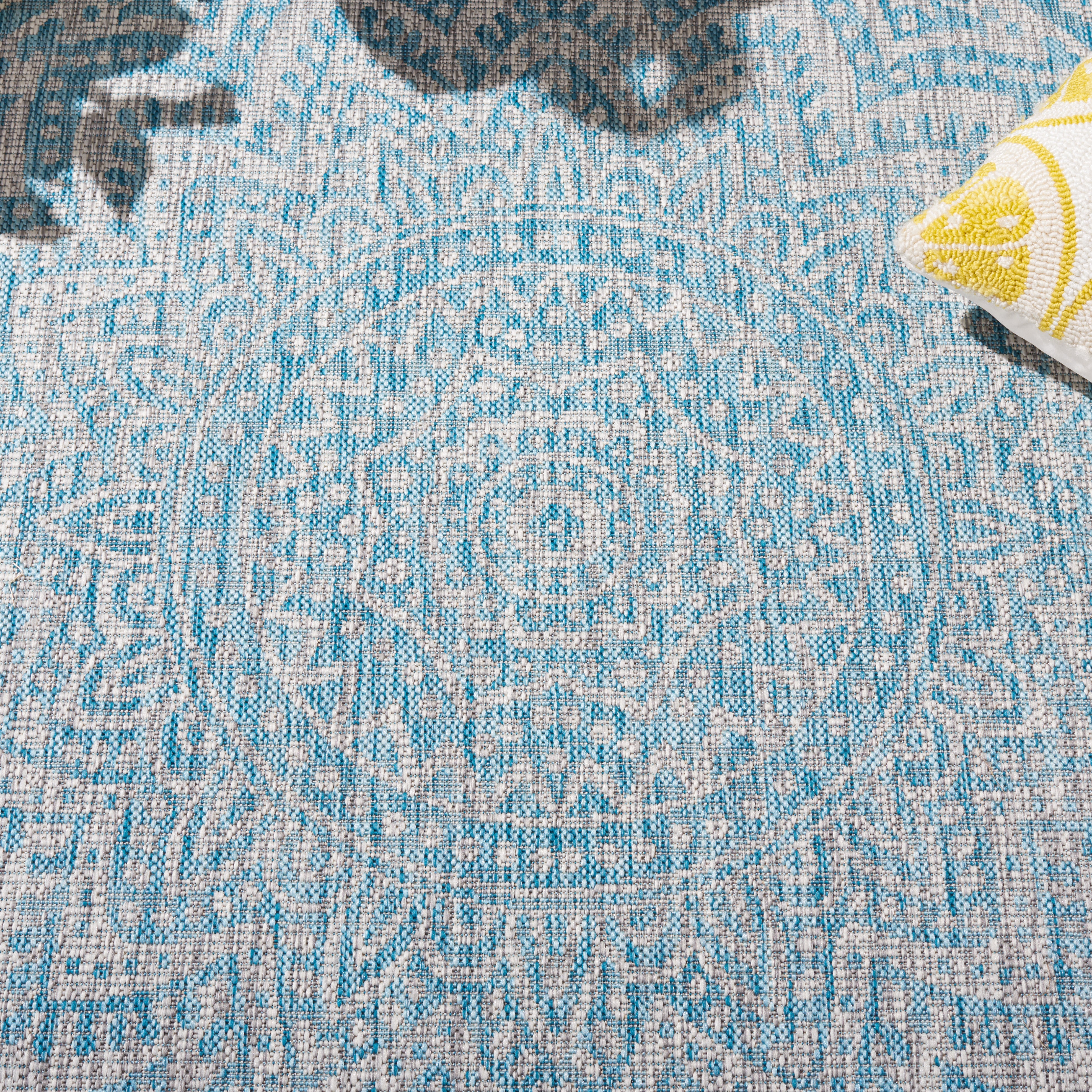 LIGHT GREY / AQUA