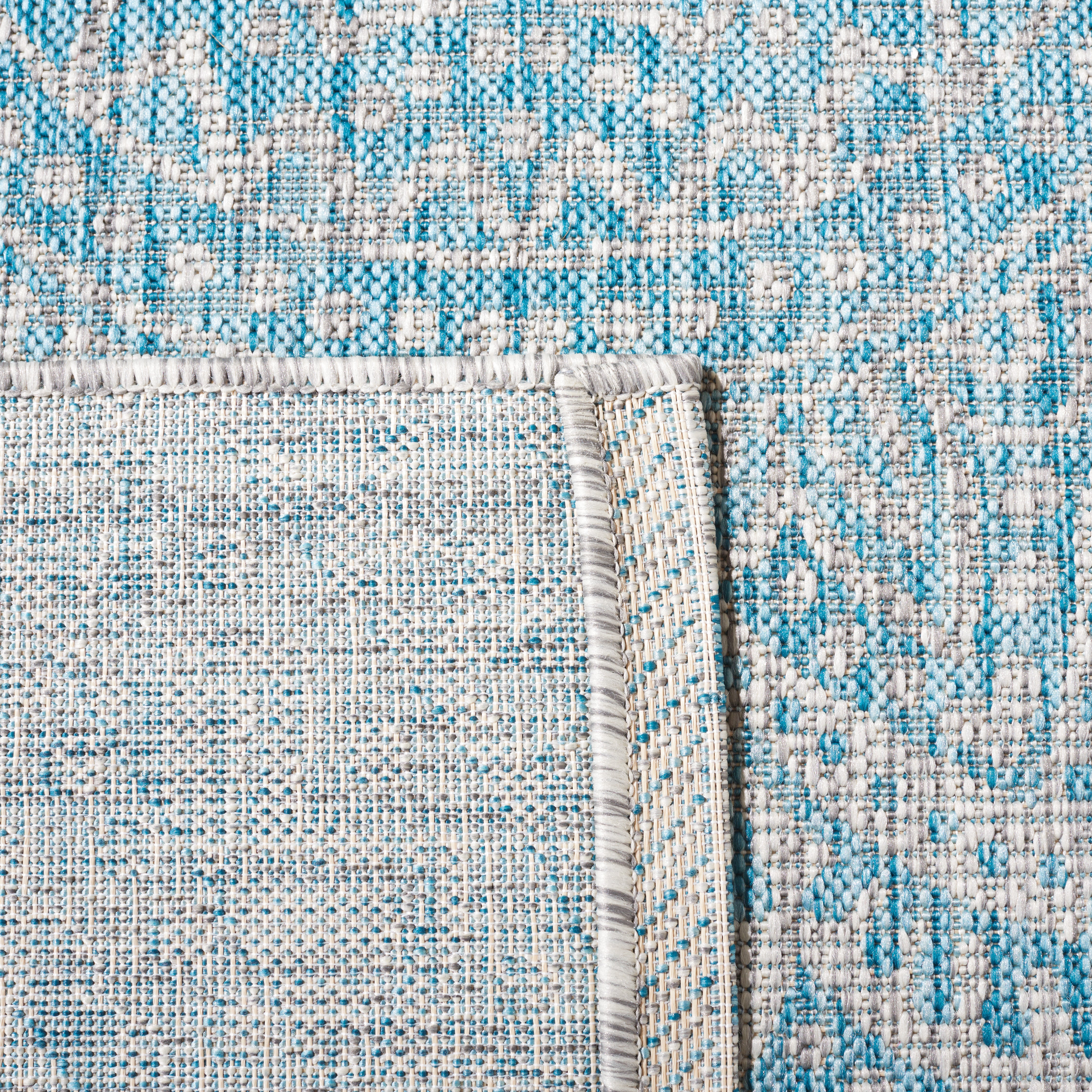 LIGHT GREY / AQUA