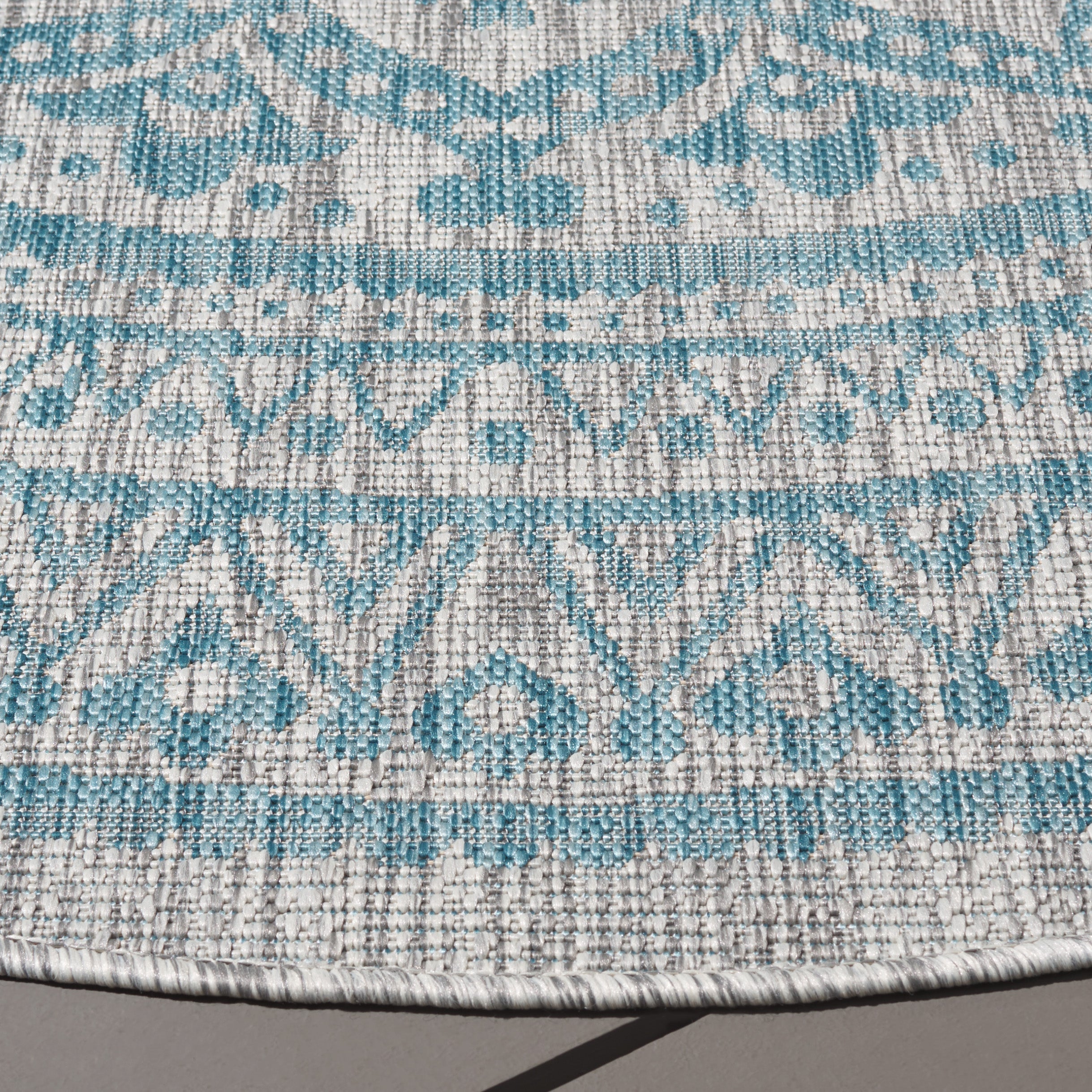 LIGHT GREY / AQUA