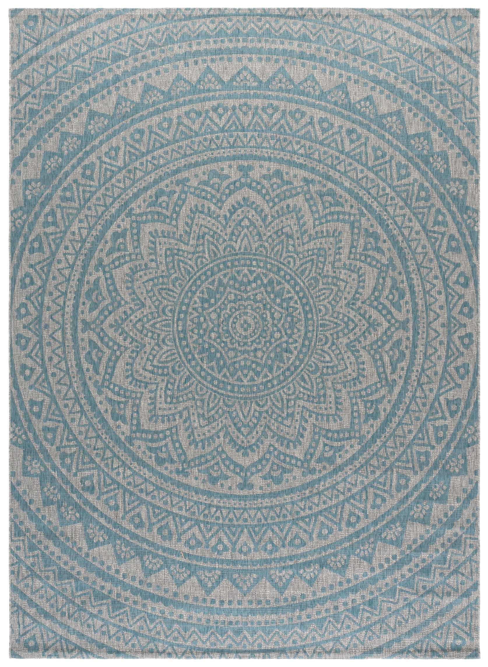 LIGHT GREY / AQUA