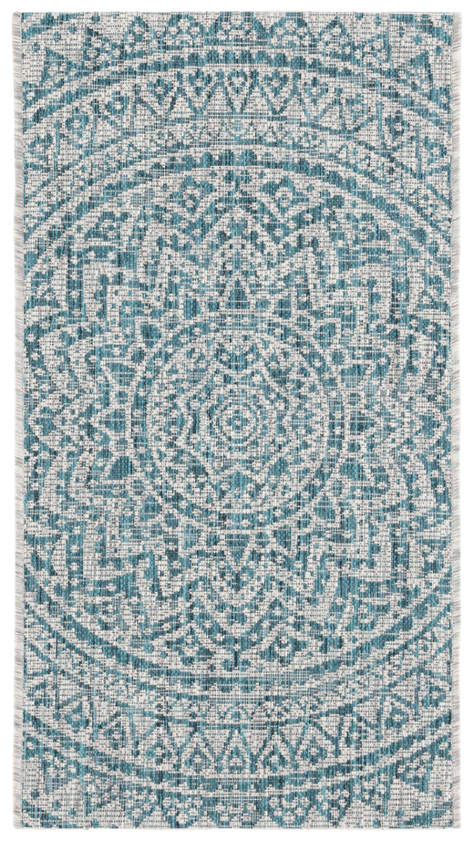 LIGHT GREY / TEAL