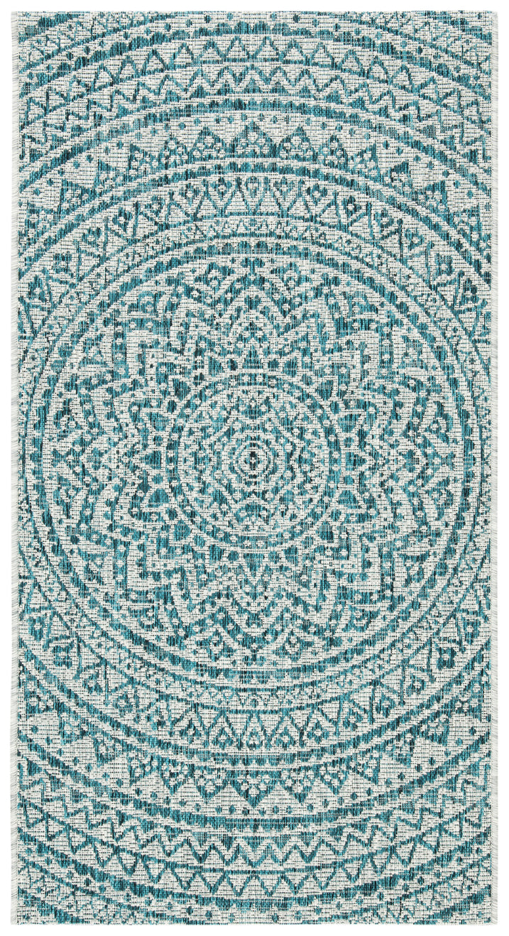 LIGHT GREY / TEAL