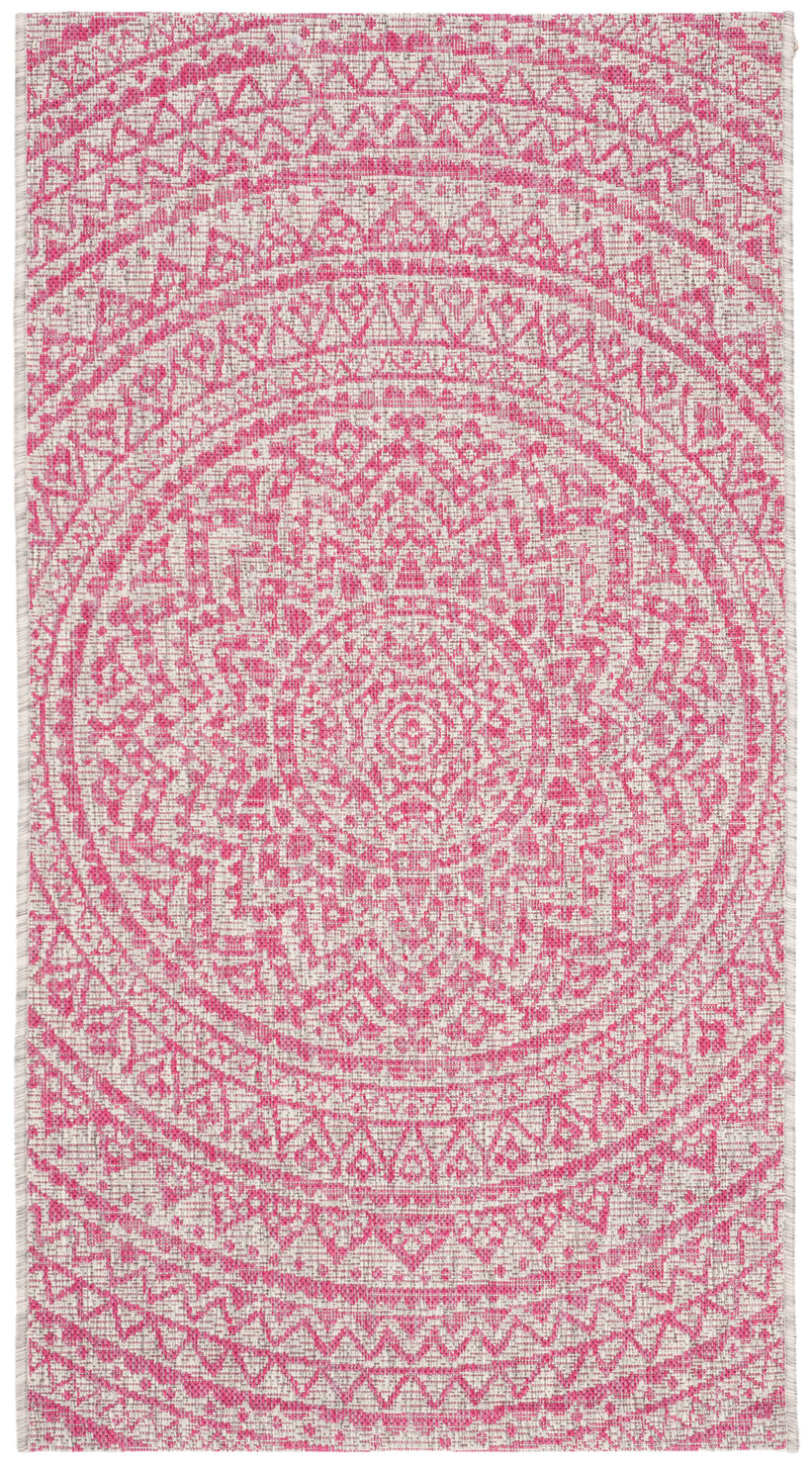 LIGHT GREY / FUCHSIA