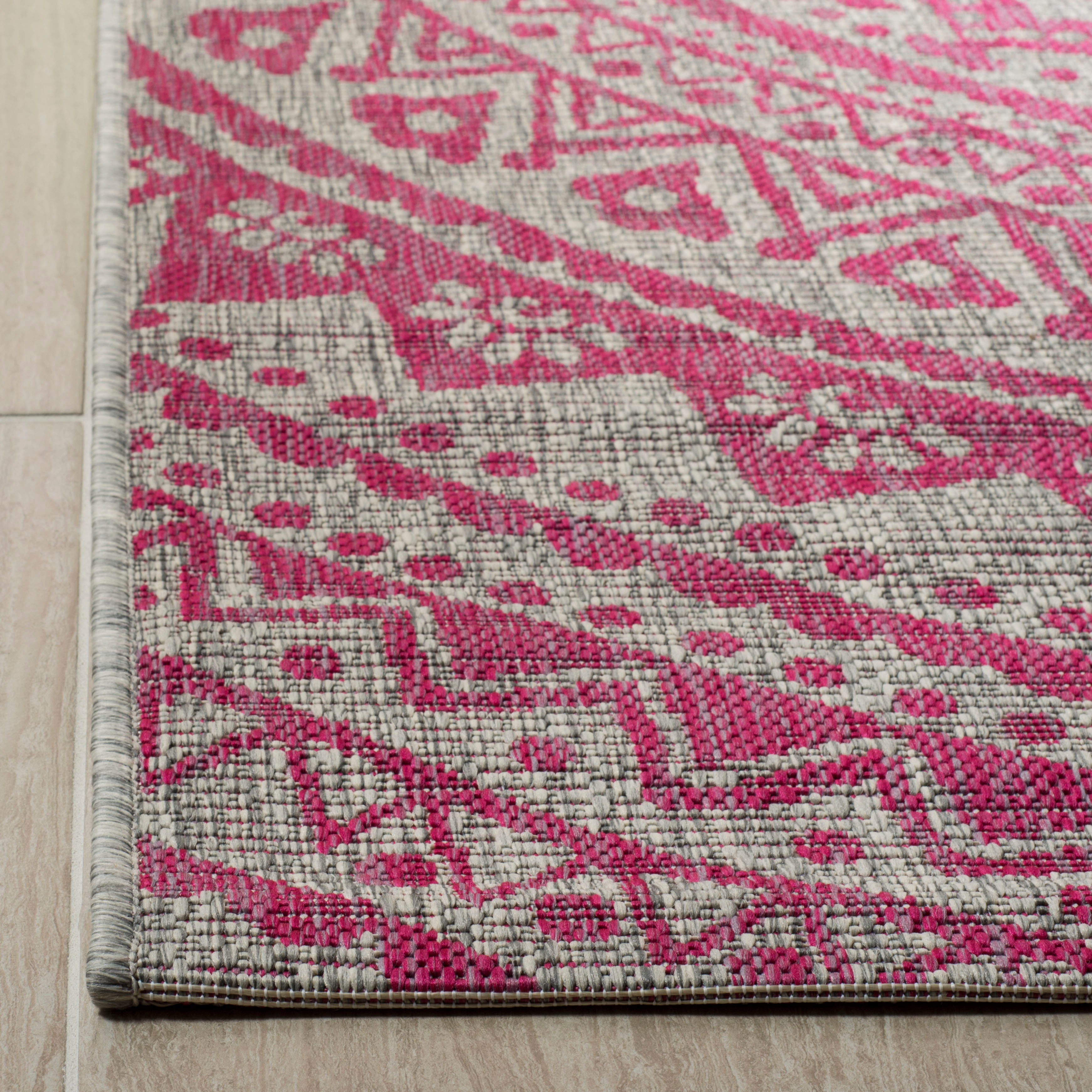 LIGHT GREY / FUCHSIA