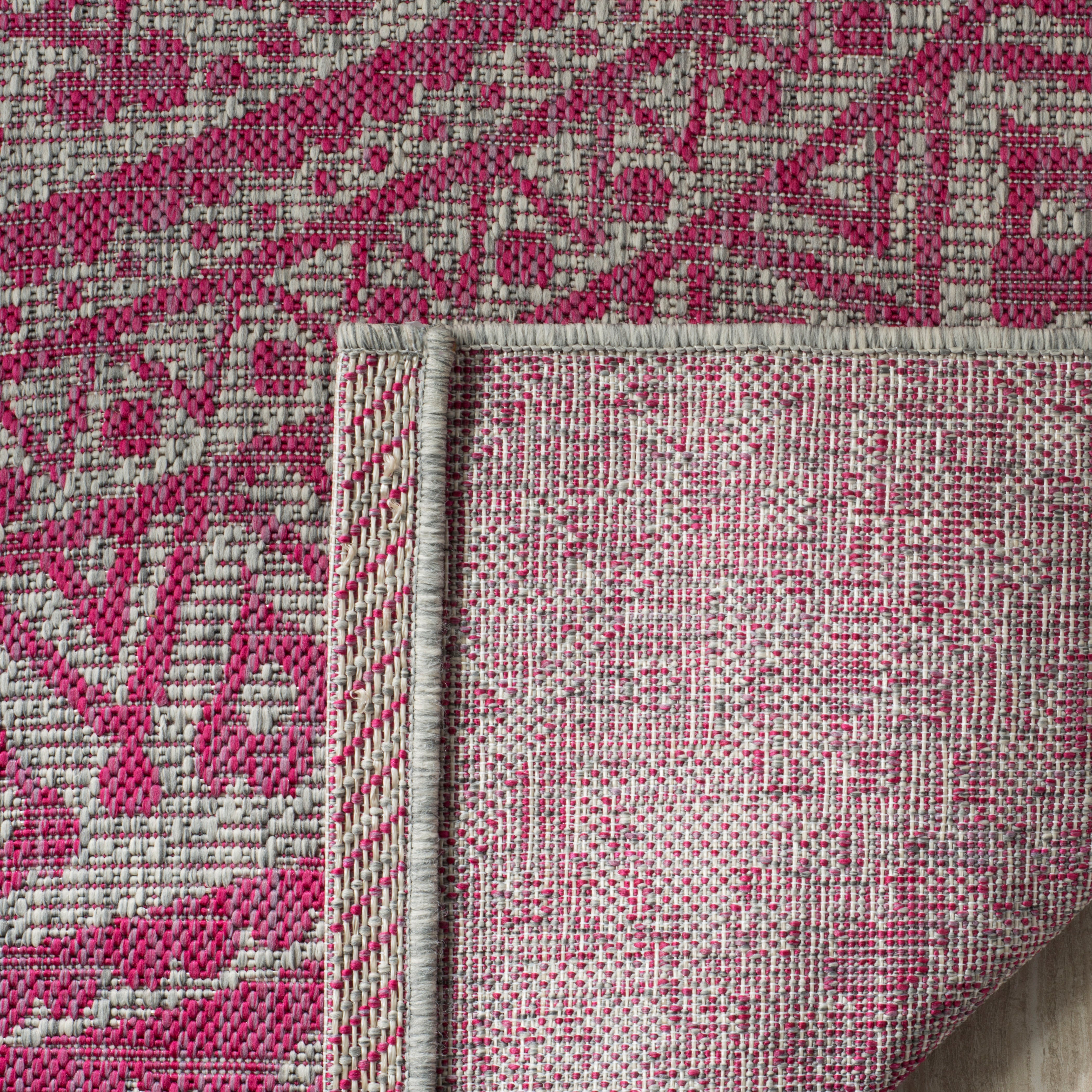 LIGHT GREY / FUCHSIA