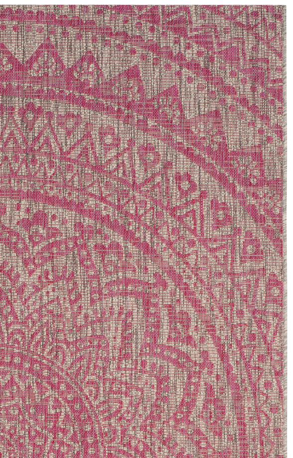 LIGHT GREY / FUCHSIA