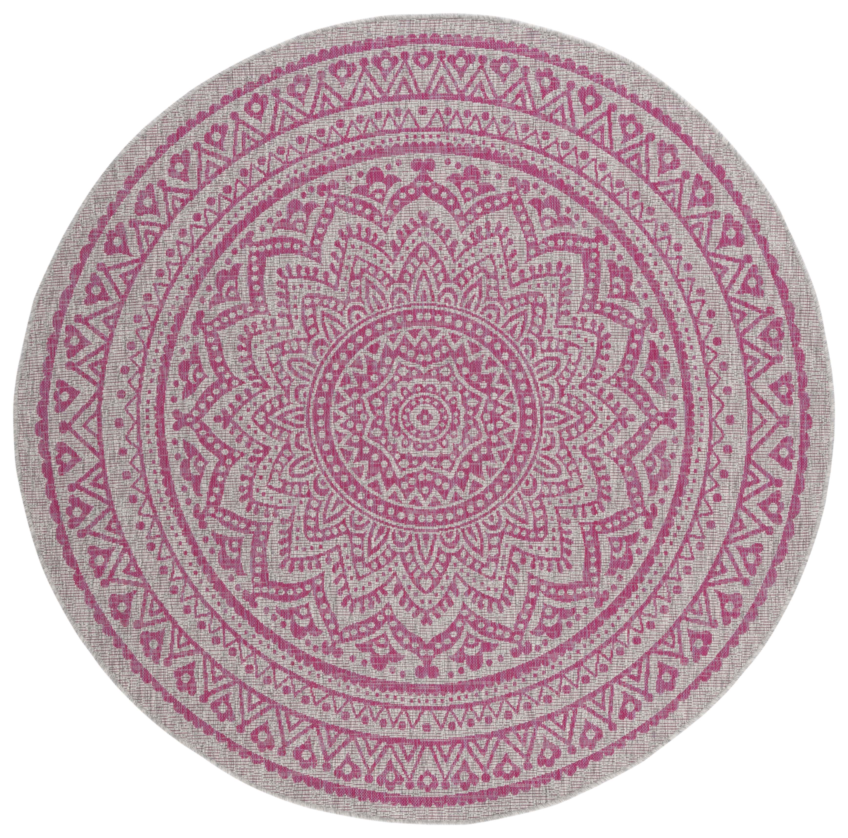 LIGHT GREY / FUCHSIA