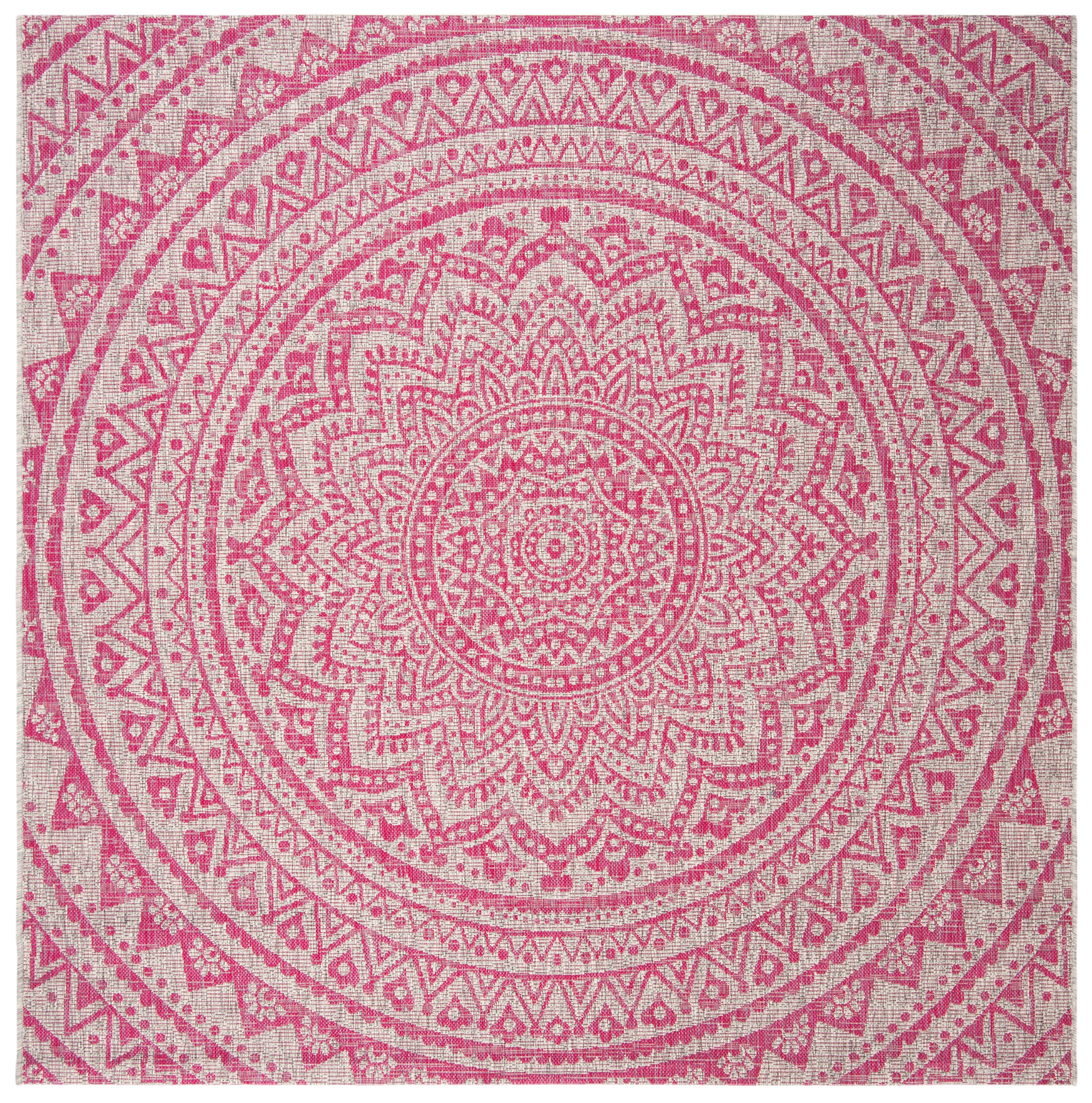 LIGHT GREY / FUCHSIA