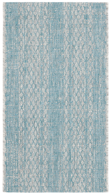 LIGHT GREY / AQUA