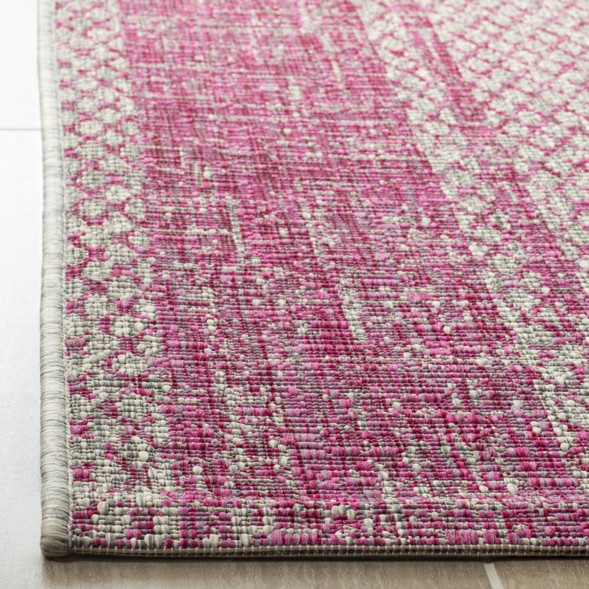 LIGHT GREY / FUCHSIA