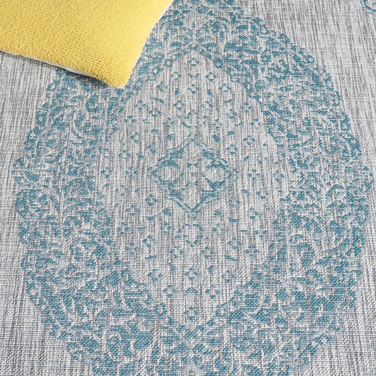 LIGHT GREY / AQUA