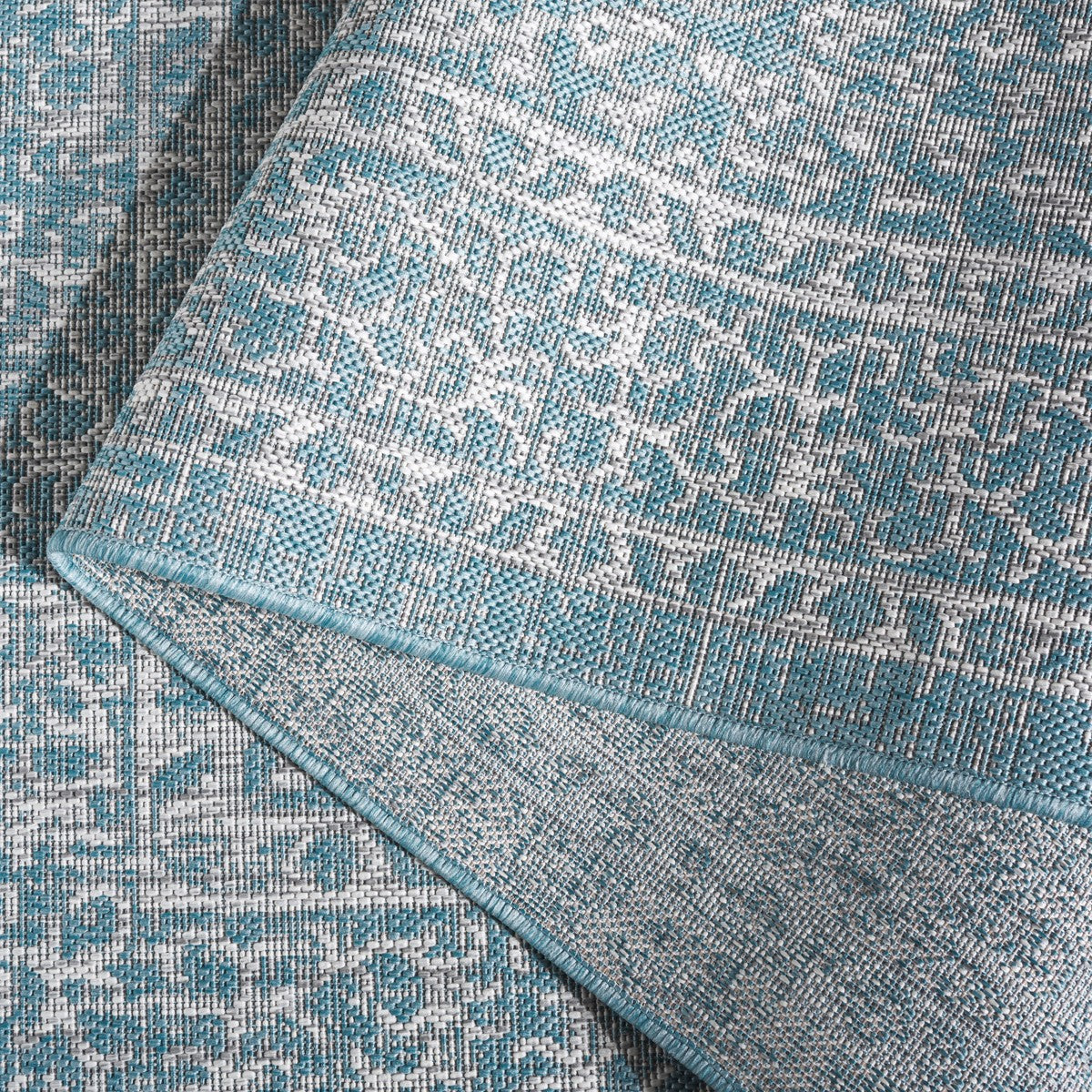 LIGHT GREY / AQUA