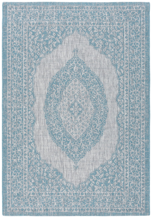 LIGHT GREY / AQUA
