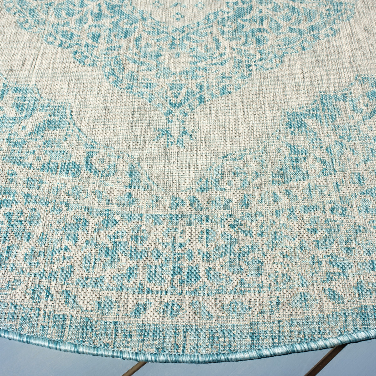 LIGHT GREY / AQUA