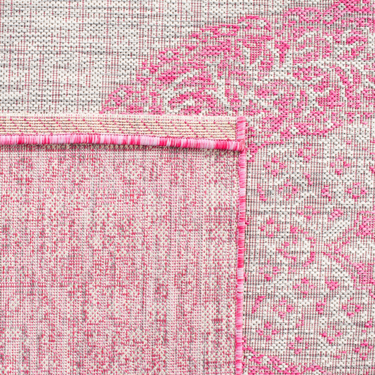 LIGHT GREY / FUCHSIA