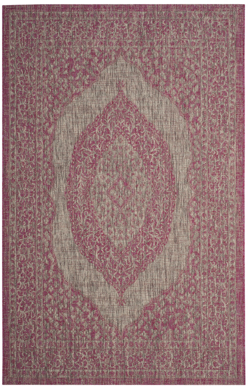 LIGHT GREY / FUCHSIA