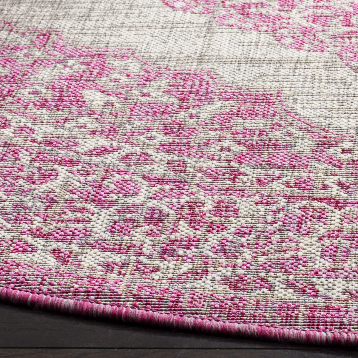 LIGHT GREY / FUCHSIA