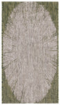 BEIGE / DARK GREEN