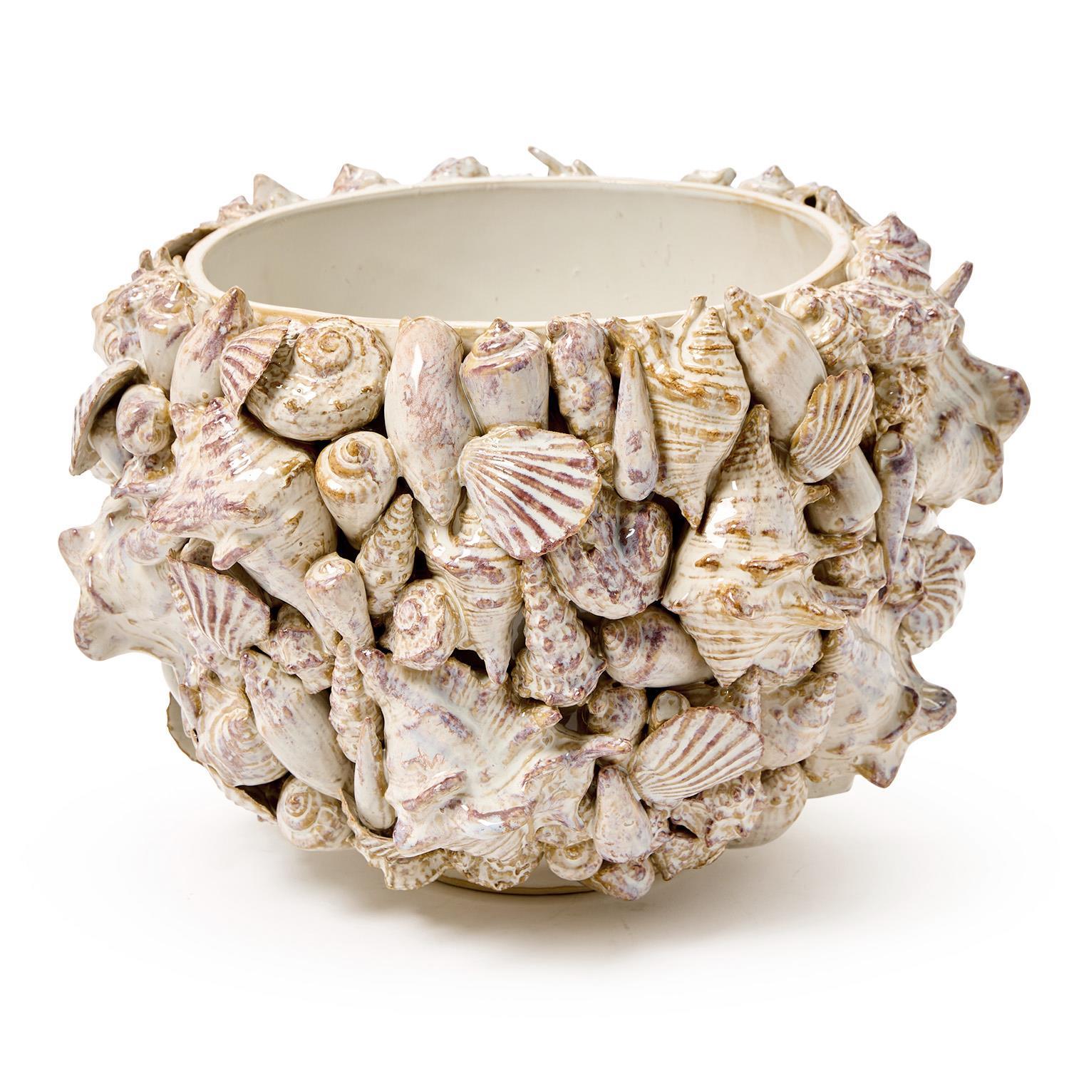 Two's Company 8 3/4" Shell Planter