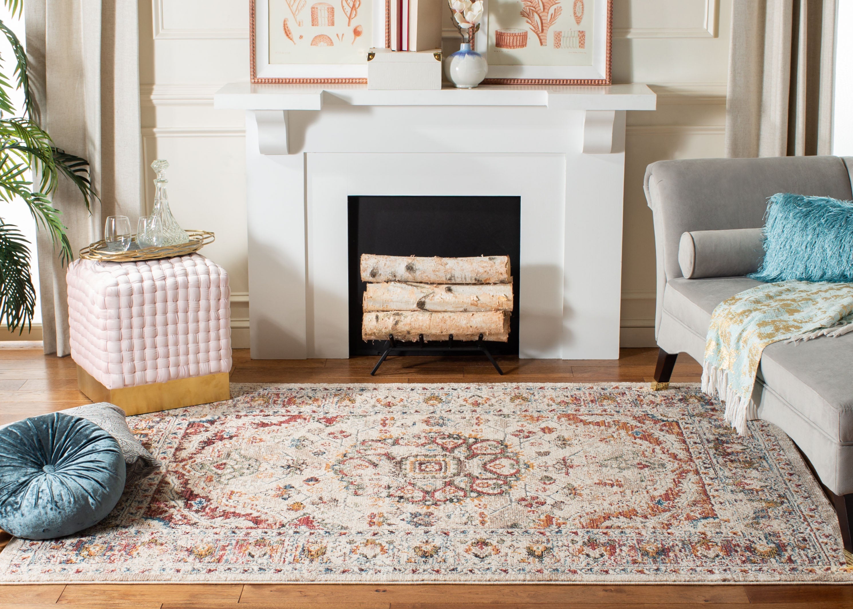 Safavieh Carlyle 229 Rug, CYL229 - IVORY / GOLD