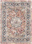 Safavieh Carlyle 229 Rug, CYL229 - ORANGE / BLUE