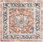 Safavieh Carlyle 229 Rug, CYL229 - ORANGE / BLUE