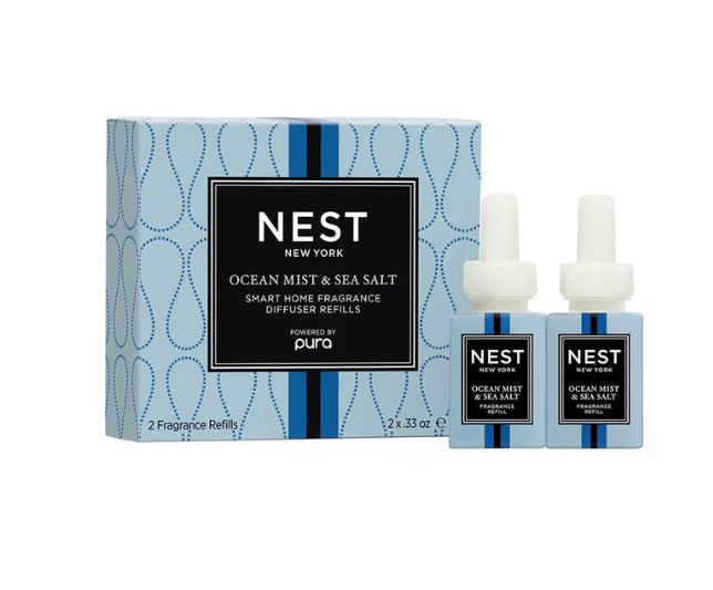 Ocean Mist & Sea Salt Refill Duo for NEST x Pura Smart Home Fragrance Diffuser - Smart Vials