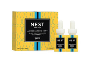 Amalfi Lemon & Mint Refill Duo for NEST x Pura Smart Home Fragrance Diffuser - Smart Vials