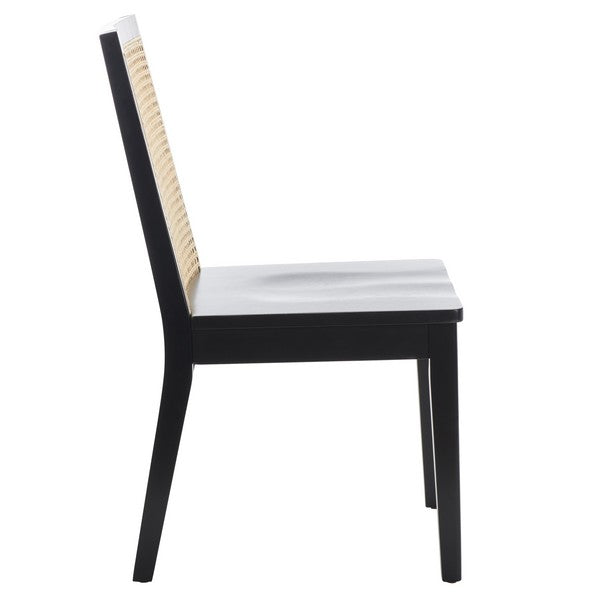 Safavieh Levy Dining Chair , DCH1011 - Black / Natural