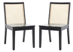 Safavieh Levy Dining Chair , DCH1011 - Black / Natural
