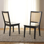 Safavieh Margo Dining Chair (Set of 2) , DCH1012 - Black / Natural