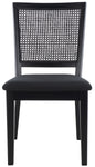Safavieh Margo Dining Chair (Set of 2) , DCH1012 - Black / Black