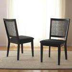 Safavieh Margo Dining Chair (Set of 2) , DCH1012 - Black / Black
