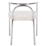 CREAM BOUCLE / CHROME