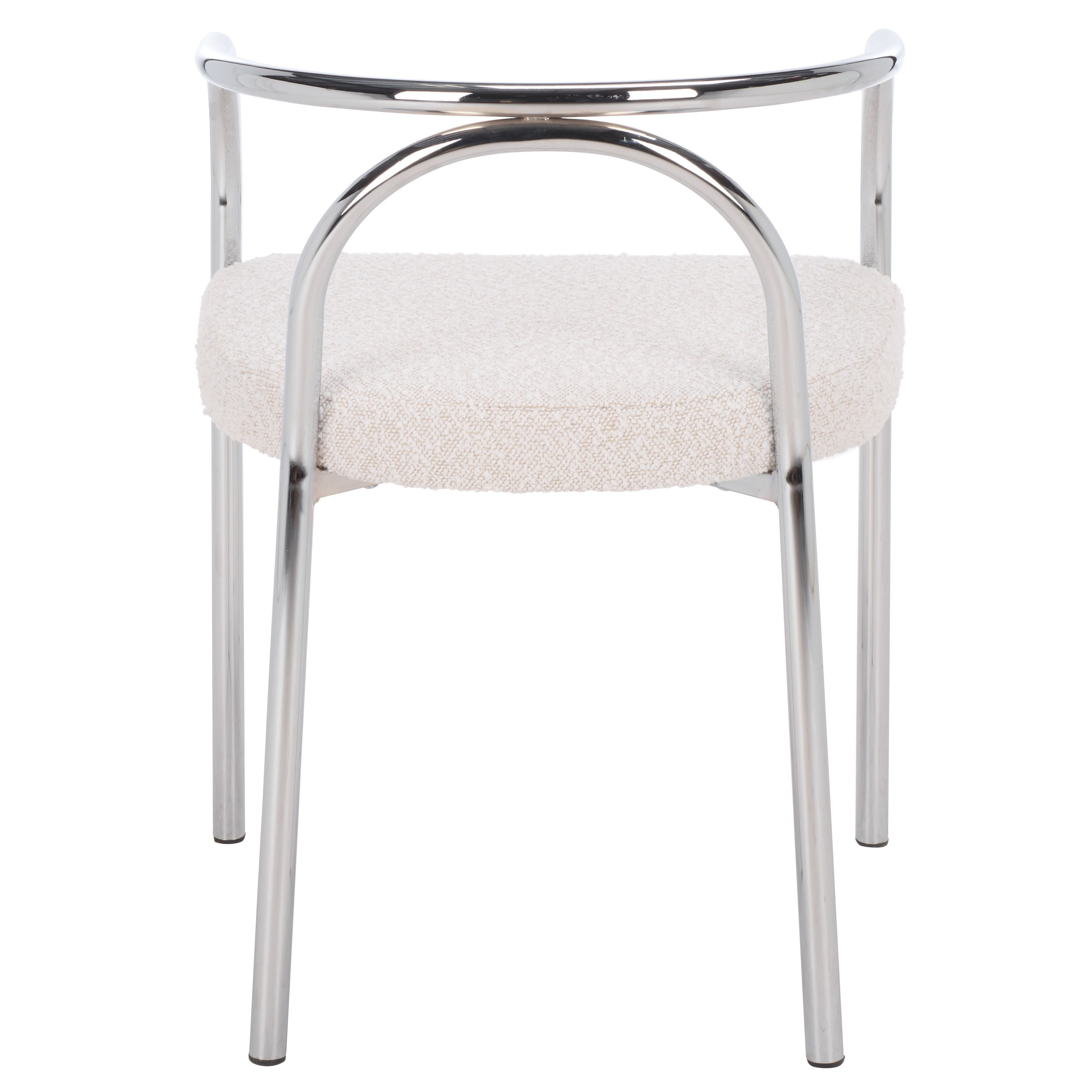 CREAM BOUCLE / CHROME