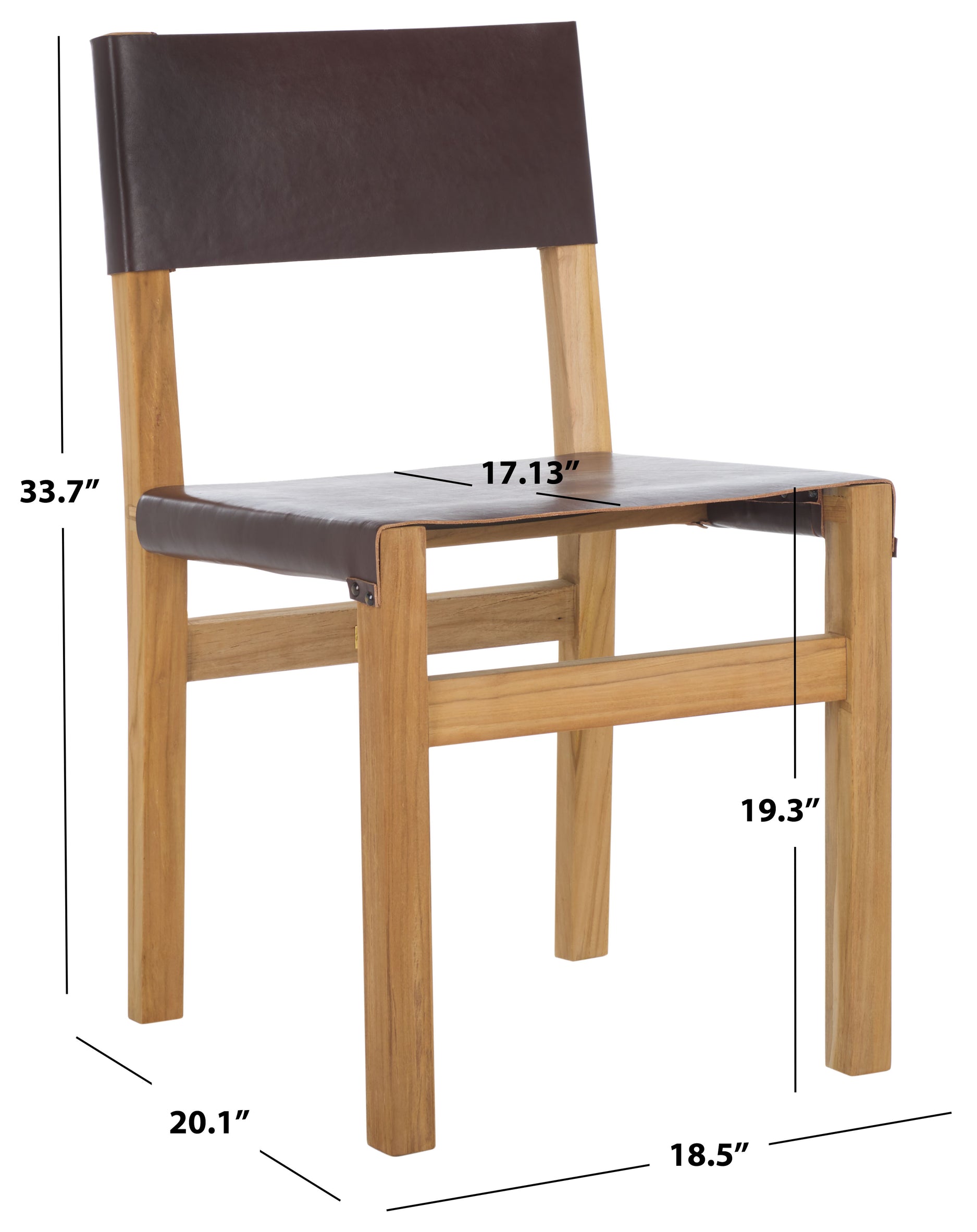 Safavieh Romee Dining Chair, DCH1210 - Cognac / Natural
