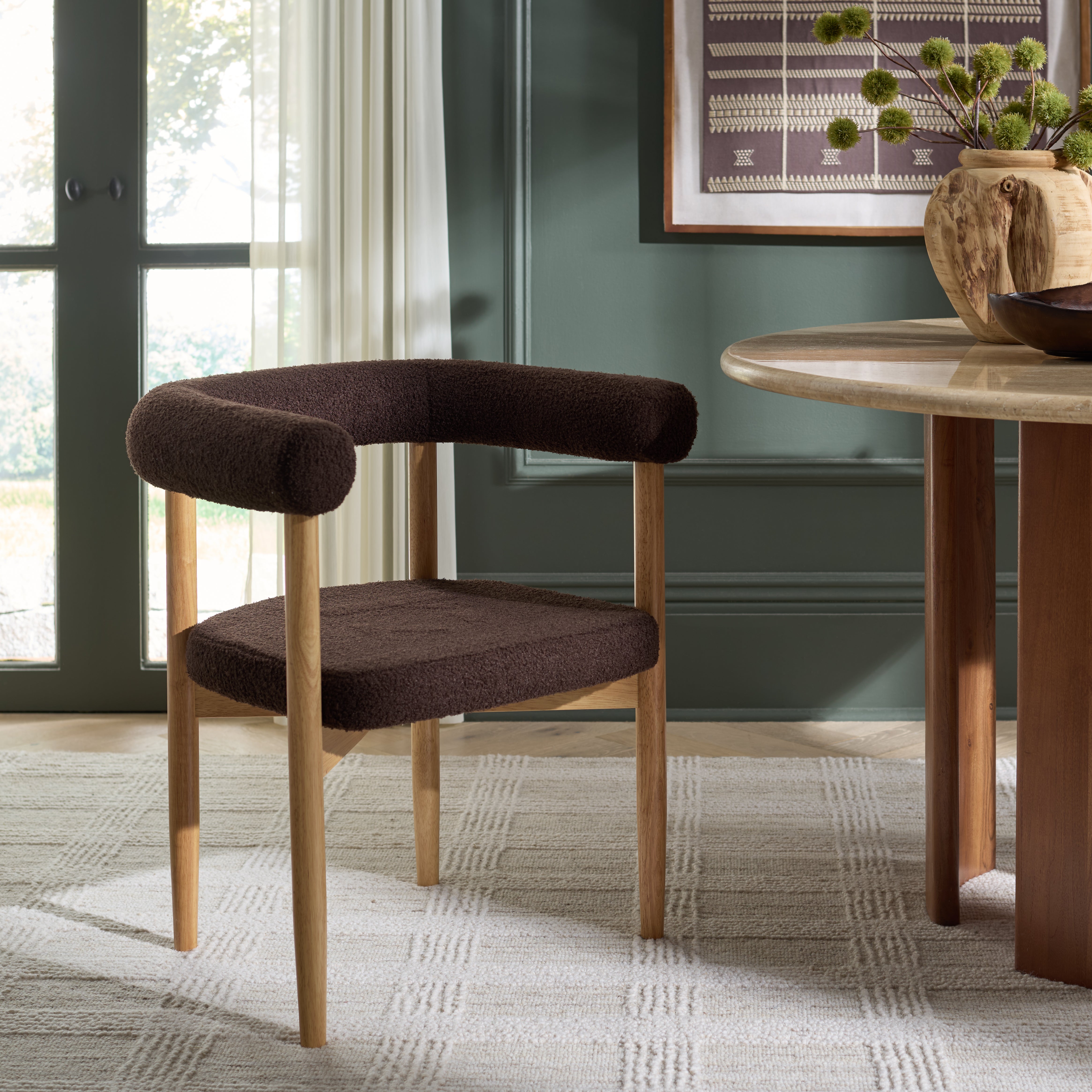 NATURAL / DARK BROWN