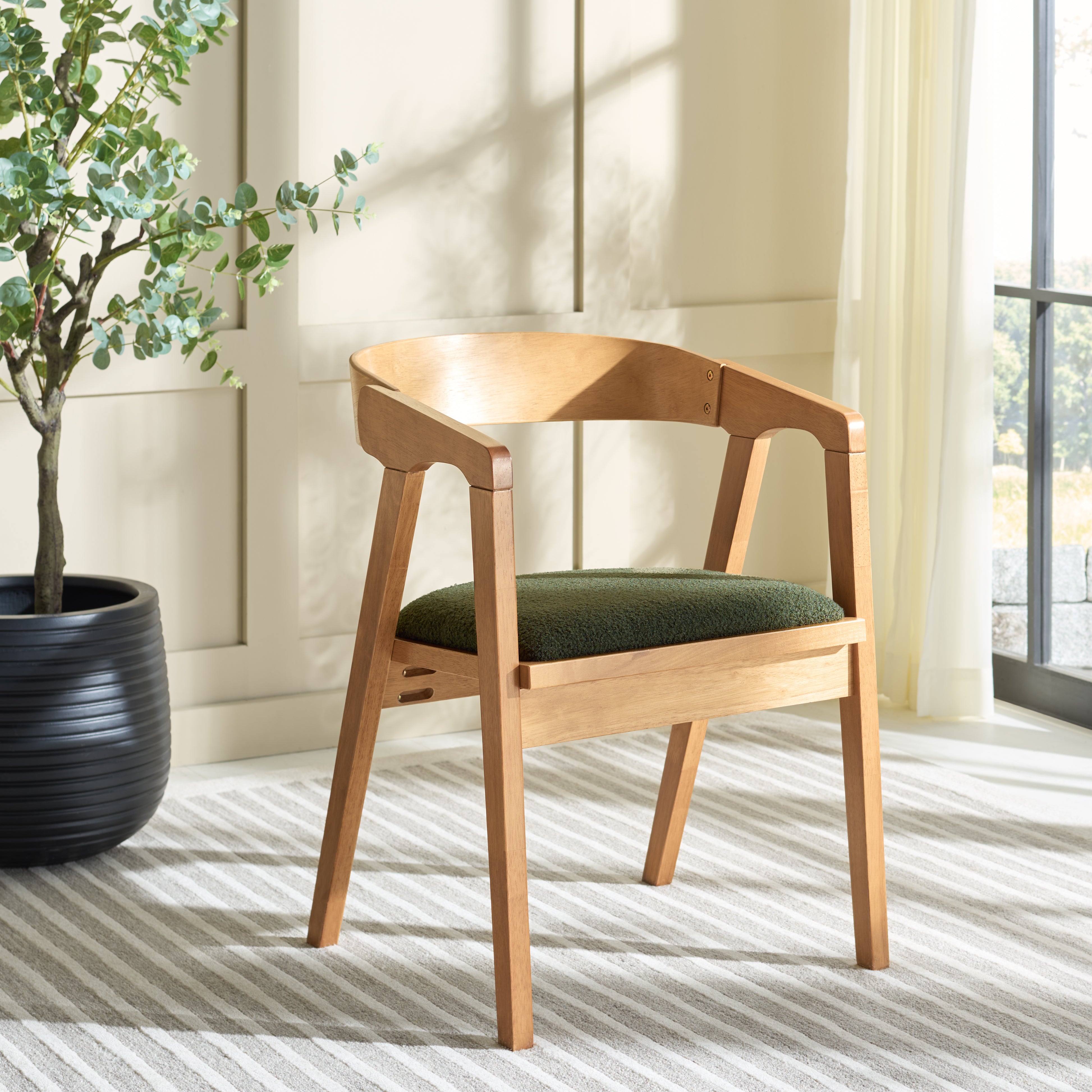 DARK GREEN / LIGHT WALNUT