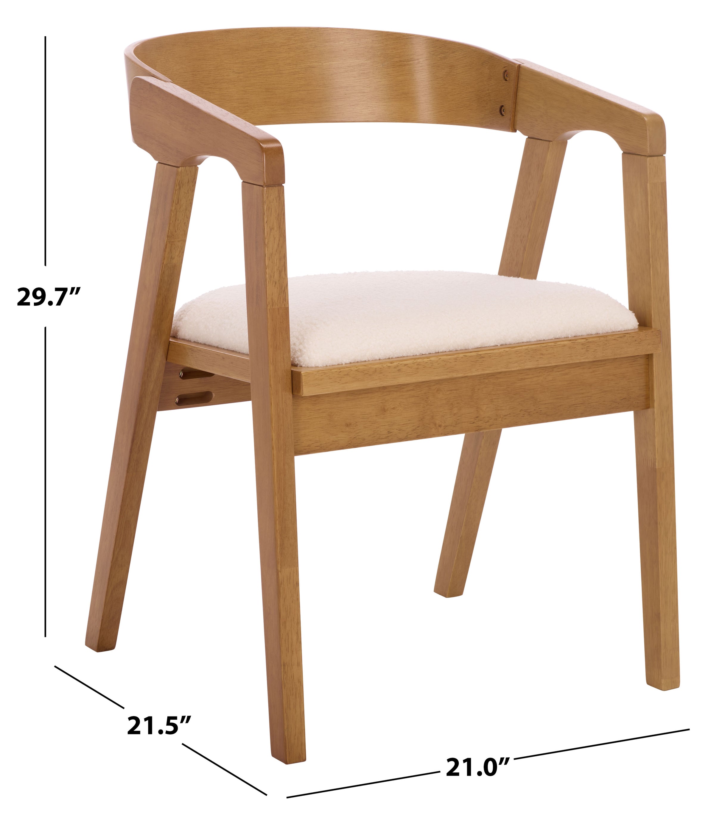 WHITE / LIGHT WALNUT