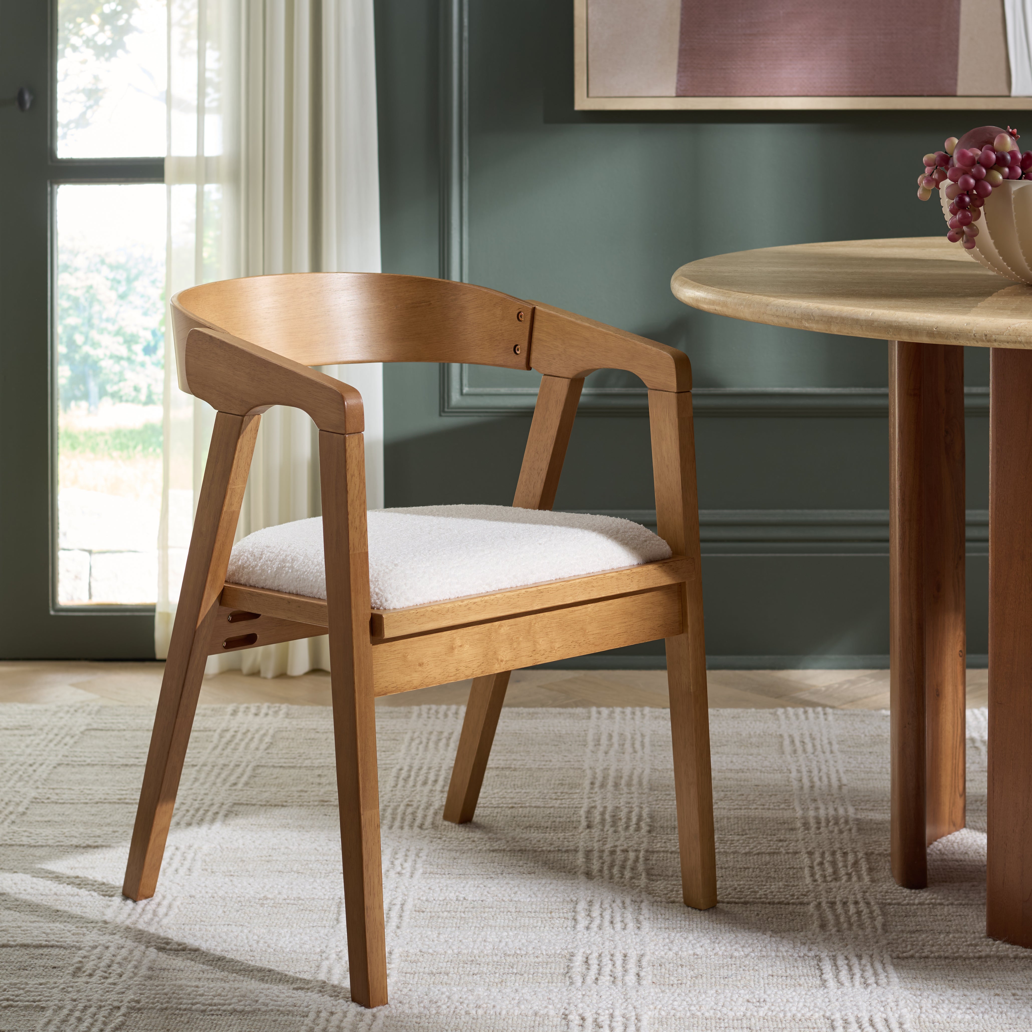 WHITE / LIGHT WALNUT