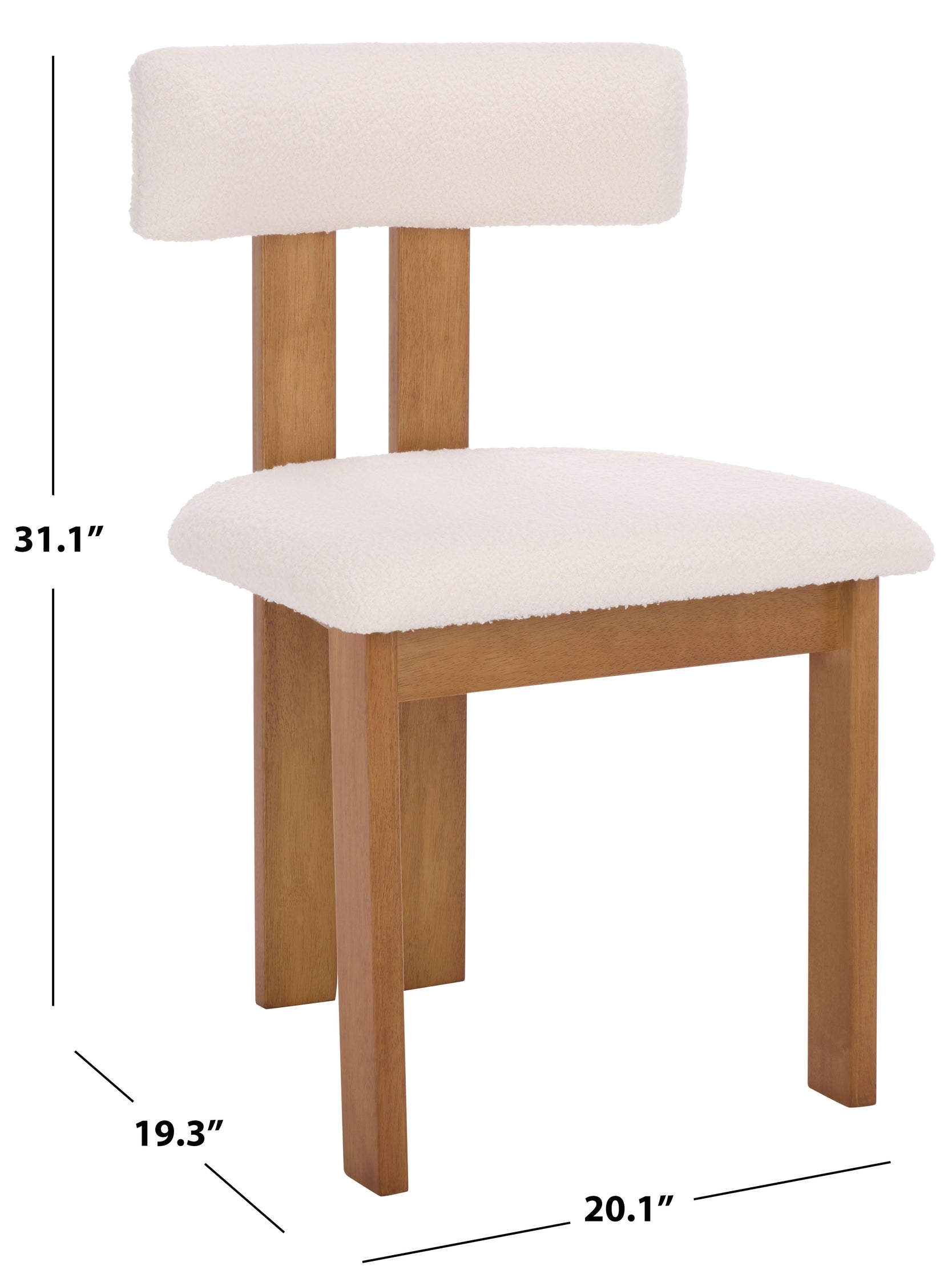 WHITE / LIGHT WALNUT