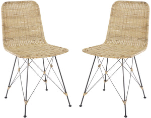 Safavieh Minerva Weaved Dining Chair (Set of 2), DCH6508