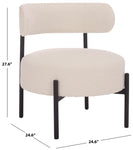 CREME / BLACK