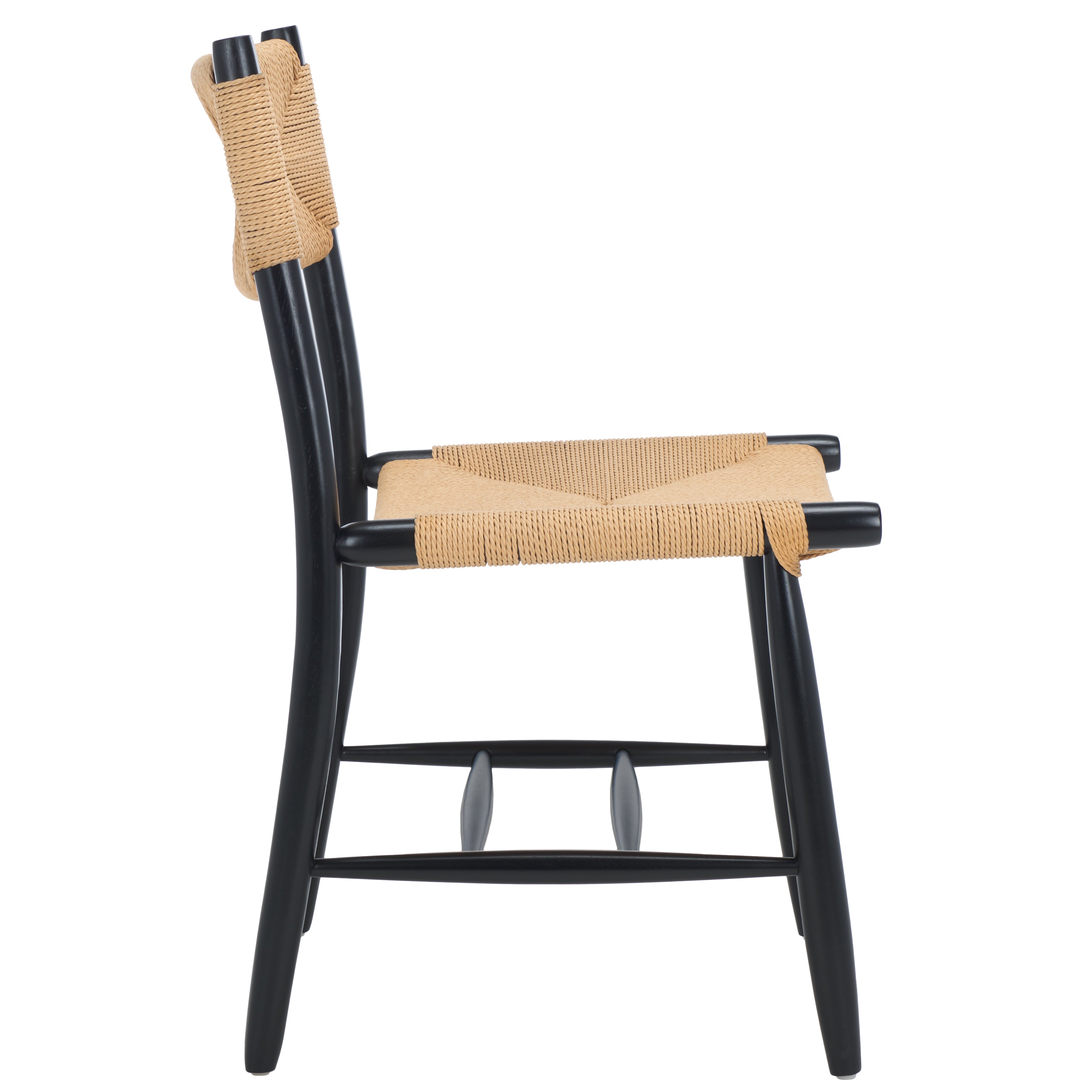 Safavieh Floryn Rope Dining Chair, DCH8805 - Black / Natural