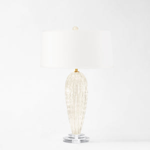 Decorative Crafts BRIA Murano Glass Lamp - DCO1-WH28