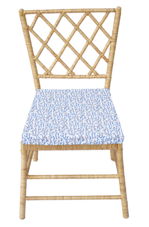 The Enchanted Home Diamond Back Wicker Chair