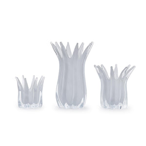 Two's Company Set of 3 Glass Candle Holder/Vase
